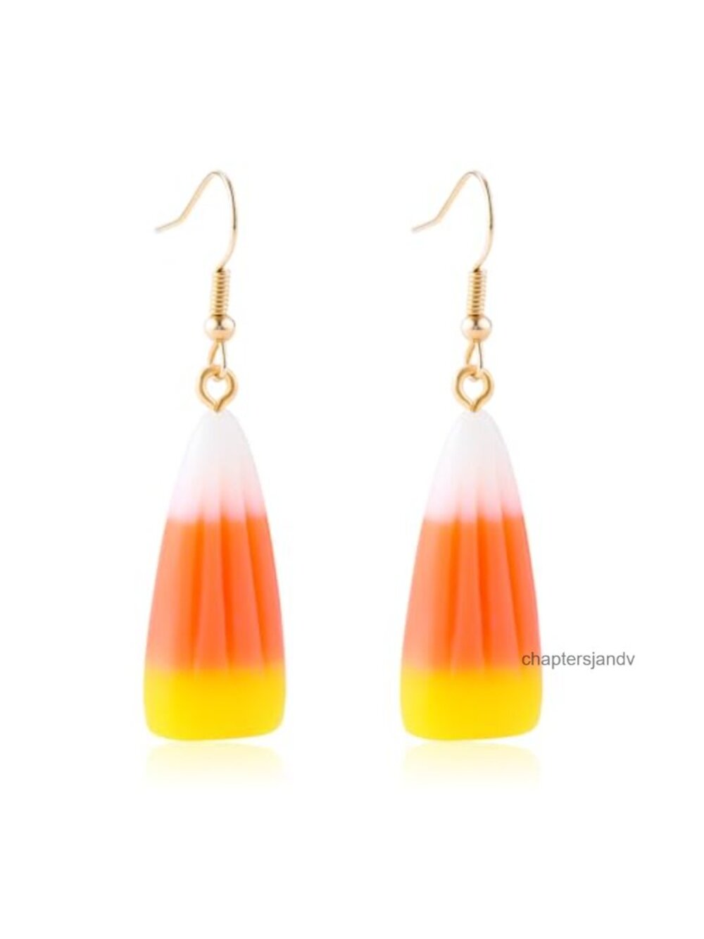 Candy Corn Acrylic Dangle Earrings Fall Halloween Jewelry Gift
